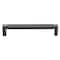 Gliderite Hardware 6-1/4 in. Center to Center Knurled Bar Pull Matte Black 4788-160-MB-1 - alternate 1